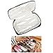 JAVOedge Double Sided Makeup Cosmetic Bag and Jewelry Travel Multi-Function Organizer (Dark Blue)