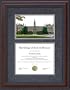 Document Frame with Licensed Georgetown University Campus Lithograph
