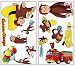 Curious George Peel-and-Stick Appliqués