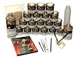 KUSTOMSHOP LETTERING ENAMEL/PINSTRIPE 18 KIT PAINT AUTO