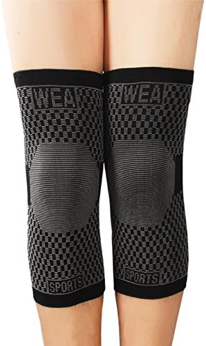 Knee Brace Compression Support Sleeve for Sports Fit Running Basketballjumping Walkingand Women (Black, S)