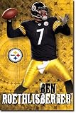 (22x34) Pittsburgh Steelers Ben Roethlisberger Sports Poster Print Sports Poster Print, 22x34