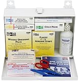 Pac-Kit by First Aid Only 6100, 143 Piece ANSI Plus, 25 Person First Aid Kit With Steel Case