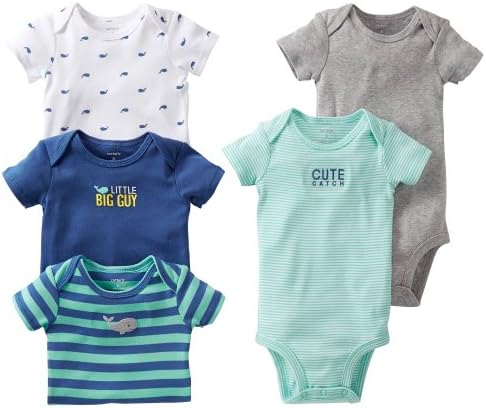 Carters 5-Piece Big Catch Bodysuits