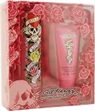 Ed Hardy by Christian Audigier for Women. Set-Eau De Parfum Spray 3.4-Ounces & Shimmer Body Lotion 3-Ounces