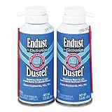 ENDUST® for Electronics 100% Non-Flammable Twin Pack 3.5 oz Duster with Safety Bitterant 246050