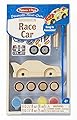 Maven Gifts: Melissa & Doug Decorate Your Own 2-Pack - DYO Race Car with DYO Monster Truck - Ages 3 And Up