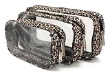 Packies Zip Top Packing Cubes / Cosmetic Bags - Various Colors - Set of 3 (Small)