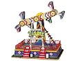 Lemax Sights & Sounds Carnival Village The Zinger Lighted Ride #84809