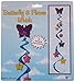 Butterfly & Flower Whirls (3/Pkg)