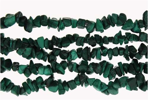 Click here to buy 36 inch Endless Chip Necklace (approx. 8mm) - Malachite by TotlecTraders.com.
