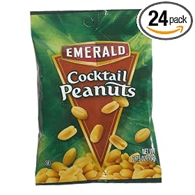 Emerald Nuts Cocktail Peanuts, 2.75-Ounce Bags (Pack of 24) by 