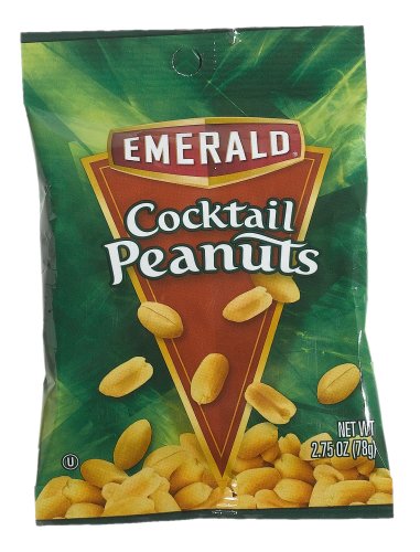 Emerald Nuts Cocktail Peanuts, 2.75-oz. Bags (Pack of 36) by Emerald Nuts