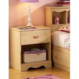 South Shore 3272-062 Lily Rose Night Table Kids Nightstand,