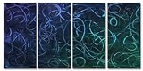 51m0a6JwYRL. SL160  Ruth Palmer a Rolling Stone Gathers No Moss Abstract Wall Sculpture, Contemporary Home Décor, Modern Metal Wall Art