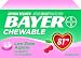 Bayer Chewable Low Dose Baby  Aspirin Cherry  81 Mg 36-Count (Pack of 3)