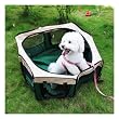 Green Portable Pet Tent Playpen Kennel (8 Panel), Small Size