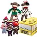 Sock Monkey Family School Bus By BryBelly