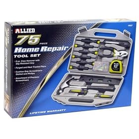 Allied International 49027 75-Piece Home Maintenance Tool Set by Allied