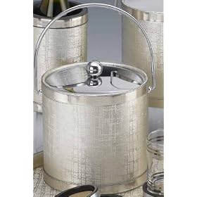 Kraftware 45368 Scandia - Champagne 3 Quart Ice Bucket with Bale Handle, Bands and Metal... by Kraftware