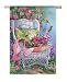 Wicker Chair Bouquet Silk Reflections Garden Size Flag