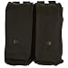 Black AR-15/AK-47 Dual Mag Pouch - 7.75 x 6.5 x 3, MOLLE & Duty Belt Compatible
