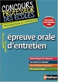 Epreuve Orale d Entretien - CRPE