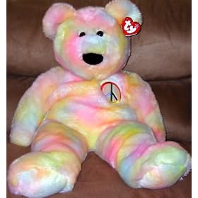 Extra Large Peace Bear-Original Beanie Buddy