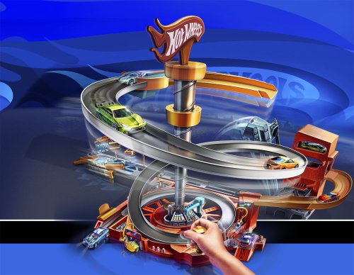 Childrens Toyshop  Toys : Hot Wheels - Spiral City