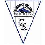 Lets Party By Amscan Colorado Rockies Baseball Pennant Banner