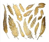 Premium Metallic Tattoos - 75+ Gold, Silver, Black & Turquoise Shimmer Designs. Temporary Fake Jewelry Tattoos - Bracelets, Feathers, Wrist & Arm Bands, & More by Terra Tattoos (Chloe)