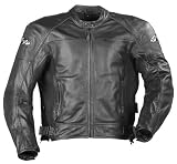 Joe Rocket Sonic 2.0 Mens Leather Motorcycle Jacket Black/Black L