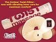 Contour Twist Massage Pillow, Ecru