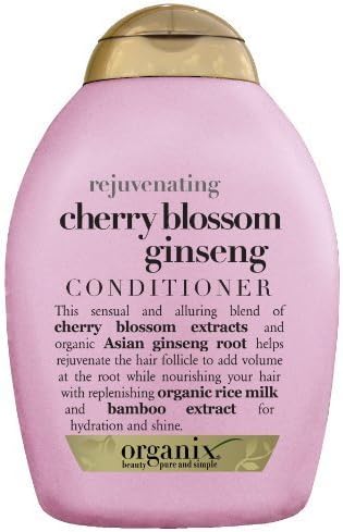 Organix Rejuvenating Conditioner, Cherry Blossom Ginseng, 13 Ounce (Pack of 2) by Vogue International