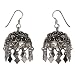 Handcrafted Sterling Silver girls Dangle Earrings 1.75 inches