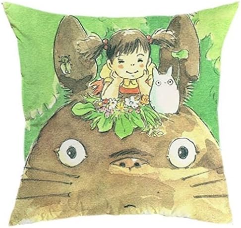 AMountletstore Anime cute girls Unique Fashion printing Plush cloth 18 X 18 inch Pillowcase DECOR bedroom sofa