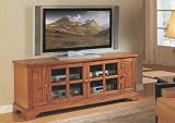 All new item Oak finish wood TV / Plasma / LCD stand entertainment center