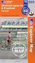 Stratford-upon-Avon and Evesham (OS Explorer Map Active)