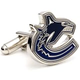 Vancouver Canucks NHL Logod Executive Cufflinks w/Jewelry Box