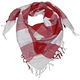 Women Scarf-Women's stylish square check scarf with shining threads-Gorgeous check viscose scarves are perfect for all seasons-Available in Red, Purple, Pink and Black Colours