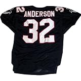 Steiner Sports NFL Atlanta Falcons Jamal Anderson Wilson Black Falcons Jersey