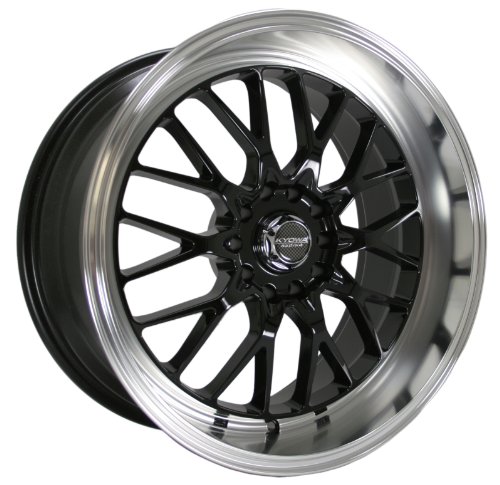 Kyowa Racing Evolve (Series 628) Black - 17 x 7 Inch Wheel