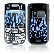 Blue Neon Flames Design Protective Skin Decal Sticker for Palm Treo 680 Cell Phone