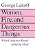 Women, Fire and Dangerous Things: What Categories Reveal About the Mind