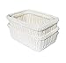 Colorbasket 02386 (Set of 3) Hand Woven Baskets, White