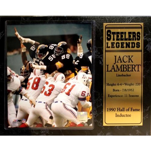 Steelers Legends ''Jack Lambert''-12X15 Plaque Case Pack 14