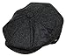 Men's Classic 8 Panel Wool Blend Newsboy Snap Brim Collection Hat
