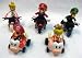 Mario Bro: Mini Mario Kart Bikes & Cars Figure Set