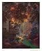 Old Oak Glen Botanical Art Poster Print by Maxfield Parrish, 19x24