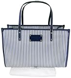 Kate Spade Ticking Stripe Navy Carson Tote